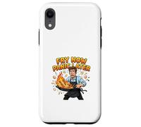 Fry Now Panic Later Funny Cooking Humor Design Case for iPhone XR