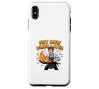 Fry Now Panic Later Funny Cooking Humor Design Case for iPhone XS Max