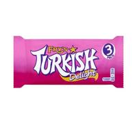 Fry’s Turkish Delight Chocolate Bar 153g x Case of 22 | Rose Flavoured Turkish Delight in Milk Chocolate | Bulk Chocolate Bars