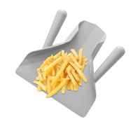 Fry Scooper Shovel - Non Slip French Bagger Handle, 120g Commercial Kitchen Tool, PC Durable Household Serving Accessory, Easy Grip Lightweight | Home Restaurant for Fast Food Cooking Snack Prep