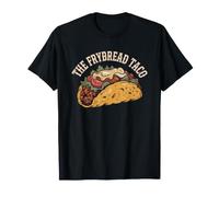 Frybread Taco Native American Food Illustration Graphic T-Shirt