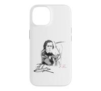 Fryderyk Chopin Ink Portrait Signature Juliart Piano Case for iPhone 14