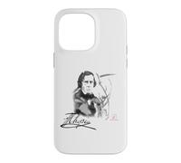 Fryderyk Chopin Ink Portrait Signature Juliart Piano Case for iPhone 14 Pro Max