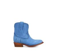 Frye Billy Short Women's Leather Western Boot - Classic Cowgirl Style, Durable Craftsmanship, Comfortable Fit, Royal Blue - Yellowstone, 7.5 UK