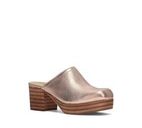 Frye Campus Clog Women's Leather Footwear, Stylish Durable Clogs for Everyday Comfort & Timeless Fashion, Rose Gold, 7 UK