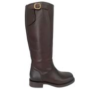 Frye Campus Low Heel Tall Riding Boot for Women, Elegant Leather Knee-High Design, Comfortable Equestrian Style Footwear, Bourbon - Mont Blanc, 5 UK