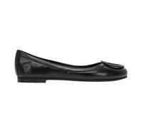 Frye Carson Ballet Flats for Women - Premium Tumbled Leather Lining, Leather Outsole - 3/8" Heel, Black - Country Cow Leather, 3.5 UK