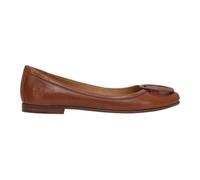 Frye Carson Ballet Flats for Women - Premium Tumbled Leather Lining, Leather Outsole - 3/8" Heel, Cinnamon, 5 UK