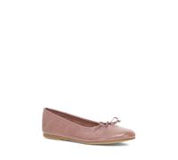 Frye Emma Ballet Women's Flat-Shoes - Classic Leather Slip-On Design, Comfortable Everyday Wear, Elegant and Versatile Style, Woodrose - Stafford Leather, 7.5 UK