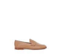 Frye Faith Loafer Women's Leather Slip-On Shoes - Classic Comfort & Style for Everyday Wear, Tan - Goat Frenzy Leather, 3.5 UK