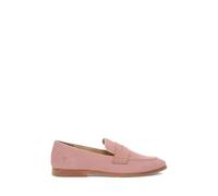 Frye Faith Loafer Women's Leather Slip-On Shoes - Classic Comfort & Style for Everyday Wear, Woodrose - Goat Nubuck Leather, 6 UK