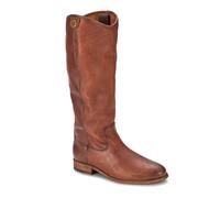 Frye Melissa Button 2 Equestrian-Inspired Tall Boots for Women Made from Hard-Wearing Vintage Leather with Antique Metal Hardware and Leather Outsole - 15 ½” Shaft Height, Cognac - Renice, 4 UK