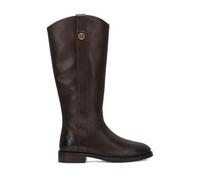 Frye Melissa Button Tall Inside Zip Women's Leather Boots, Classic Equestrian Style, Durable Craftsmanship, Rich Colors, Dark Brown, 4.5 UK