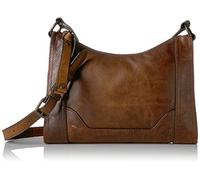 FRYE Melissa Zip Crossbody, Dark Brown, One size