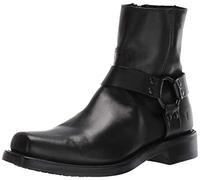 Frye Men's Conway Harness Fashion Boot, Black-Crust Veg, 10.5 UK