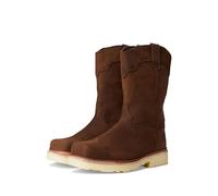 FRYE Men's The Safety-Crafted Wellington Work Boots Industrial Shoe, Dark Brown, 45 EU Larga