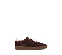 Frye Milly Low Lace Women's Sneakers - Cushioned Walking Casual Shoes for Women - Lightweight Fashion Sneakers - Leather Construction - Low-Top Lace-Up Sneaker - Round Toe Style, Cherry Lacquer, 6.5