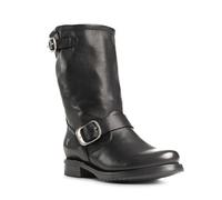 Frye Veronica Short Boots for Women Made from Full-Grain Leather with Antique Metal Hardware, Goodyear Welt Construction, and Rubber Lug Soles - 6 ¾” Shaft Height, Black, 4.5 UK