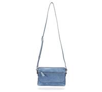 FRYE Women's Crossbody Wristlet, Washed Denim Leath, One Size