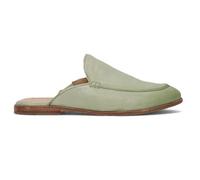 Frye Women's Faith Mule and Faith Chain Mule Premium Leather Slip On Shoes with Cushioned Insole and Lightweight Outsole, Jade - Sheep Veg, 7.5 UK