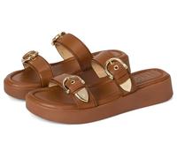Frye womens Maya Buckle Sandals, Dark Latte, 6.5 UK