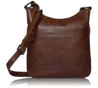 FRYE Women's Melissa Swing Pack Zip Crossbody Bag Cross Body, Dark Brown, One Size