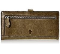 FRYE Women's Reed Slim Wallet, Khaki, One Size