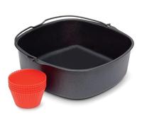 Fryer Non-stick Baking Pan For Airfryer, Airfryer,silicone Oven Mitts Fryer Accessories 7inch