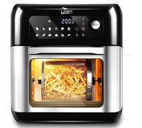 Fryer Oven, Uten 10L Digital Air Fryers Oven, Smart Tabletop Oven with 12 Preset Menus, LED Touch Screen Temperature and Control for Baking with Recip