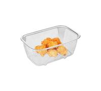 Frying Basket 1pcs Stainless Steel Mesh Basket Rectangle Fine Oil Strainer Vegetable Fruit Colander Kitchen Tools Sieve(S)