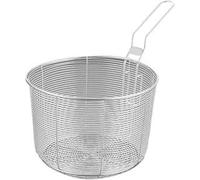Frying Basket Wire Mesh and French Fries As A Strainer | Fritter sieve with sturdy handle for safe operation for home use, cafe(12cm)