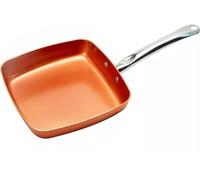 Frying Pan - 24cm Non Stick Ceramic Coating & Stainless Steel Handles, Induction Base Aluminium Pan - Suitable for All Hobs, Copper - Circle of Trust