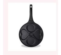 Frying pan Black -Fried Egg Pan Non-Stick Pan Fried Egg Dumpling Artifact 4 Holes BreakfastHome