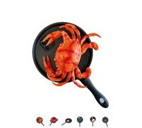 Frying Pan for Phone Case, Lobster Phone Case, Interesting Weird Phone Cases Fashion Trend Protective Case (Crab, for Phone 11)