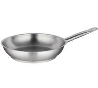 Vogue M925 Stainless Steel Fry Pan | Delivers even heat distribution across all hob types to prevent hot spots, ensuring consistent cooking results.