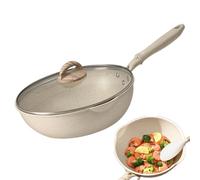 Frying Pan Non-Stick - High Performance Ceramic Coated Pan, Healthy Coating Omelette Pan Versatile Kitchen Cooking System Accessories, Oven Safe, Seared Meat and Easy Clean