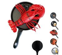 Frying Pan Phone Case, Funny Fried Egg Pan Phone Case, Trend Bumper Protective Weird Halloween Pan Phone Cases (A, for Phone 16 Pro Max)