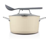 Frying Pan ZEROSTICK Foodi 8-in-1 Possible Pan with Glass Lid Utensil & Roasting Rack CW202BLUK Ninja Beige One Size