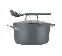 Frying Pan ZEROSTICK Foodi 8-in-1 Possible Pan with Glass Lid Utensil & Roasting Rack CW202BLUK Ninja Grey One Size