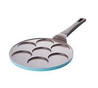 Frying panNon-Stick pan SteakSeven HoleCeramic Non-Stickpan Blue 26cm