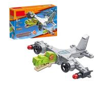 Frylance-Shop Italian Brain Rod Building Blocks Tuntunton Savour Packing Box with Instructions for Figure Birthday Gift Collection (C-Silver)