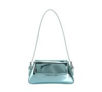 Fryloo Bag Women Luxury Designer Laser Shoulder Handbag, Silver Chic Armpit Top Handle Shopper Purse For Casual Everyday Use-blue-26x14x5 5cm