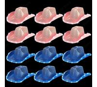 Fryloo bucket hat Cap Led Light Up Cowboy Women Flashing Sequins Wedding Bachelorette Party Bulk Fun Unisex Hats-2 Colors Mix-c-80pcs