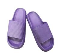 Fryloo Cotton slippers Eva Sandals Simple Men Women Wear Thick-soled Non-slip Summer Quarters Bathroom Shower Indoor Home Casual-a17-38-39