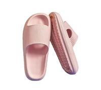 Fryloo Cotton slippers Eva Sandals Simple Men Women Wear Thick-soled Non-slip Summer Quarters Bathroom Shower Indoor Home Casual-a13-40-41