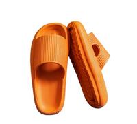 Fryloo Cotton slippers Eva Sandals Simple Men Women Wear Thick-soled Non-slip Summer Quarters Bathroom Shower Indoor Home Casual-a12-36-37