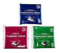 Fry's 9 Bar Chocolate Selection, Chocolate/Raspberry/Peppermint, 450 g