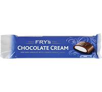 Fry's Chocolate Cream Bar, Rich dark Chocolate with a Smooth Fondant Centre, Suitable for Vegetarians, 49 g, Pack of 24