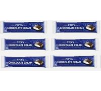 Fry's Chocolate Cream Bars 6 x 49g Classic Dark Chocolate & Fondant Retro Gift Smooth Fondant Centre Rich, Suitable for Vegetarians