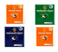 Frys Chocolate Cream, Orange Cream and Peppermint Cream Dark Chocolate Bars, 3-Pack, 147g Each, 12 Total